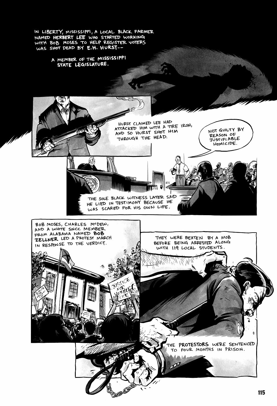 page 115 march book two graphic novel