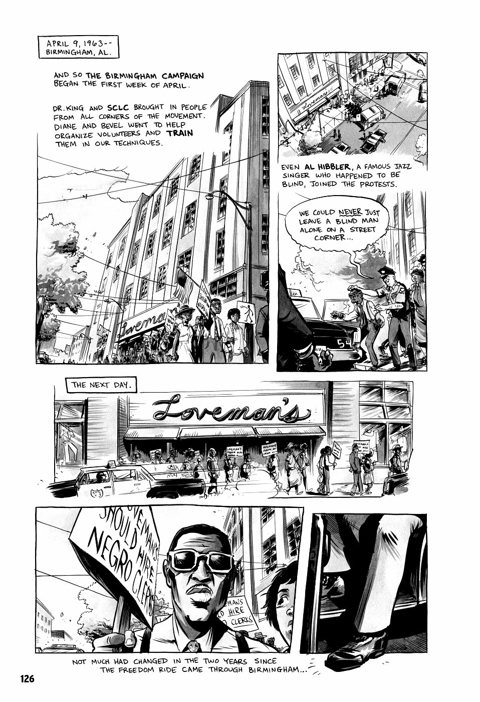 page 126 march book two graphic novel