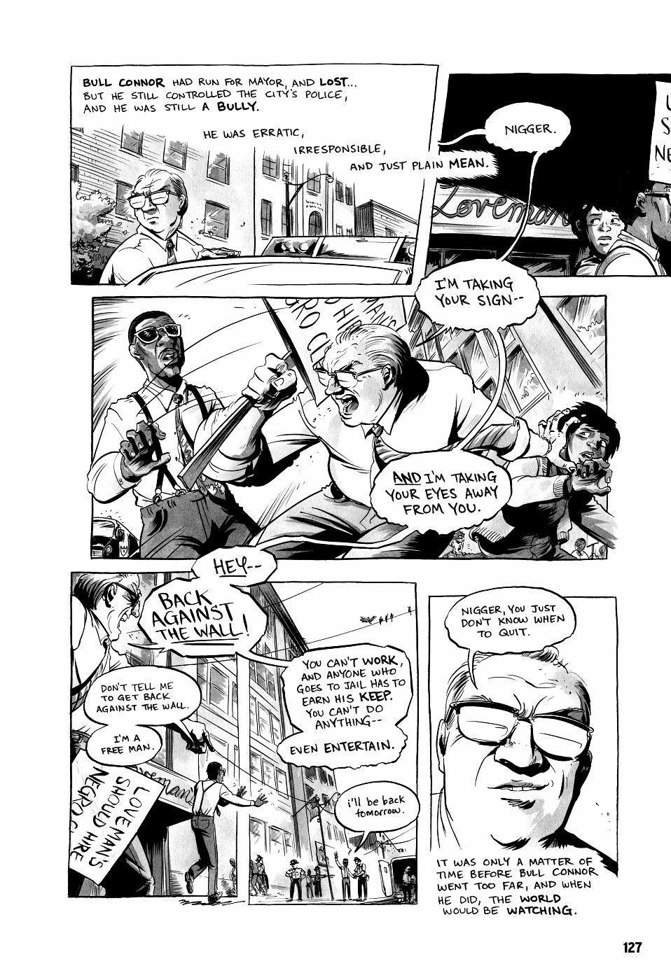 page 127 march book two graphic novel