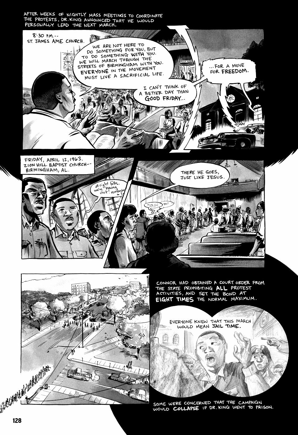 page 128 march book two graphic novel