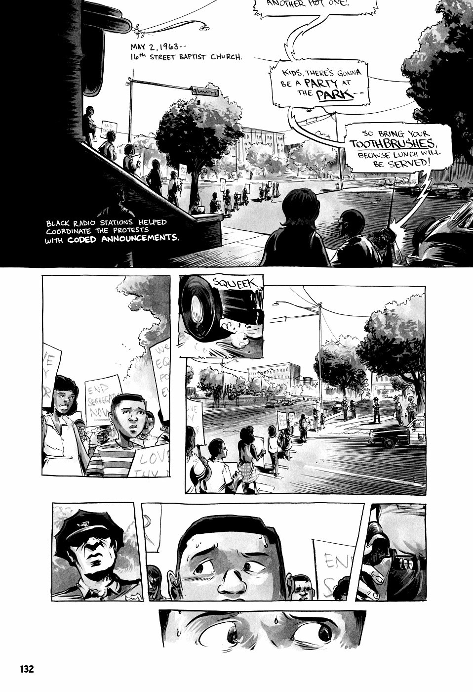 page 132 march book two graphic novel