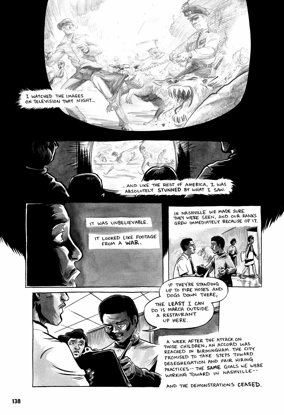 page 138 march book two graphic novel