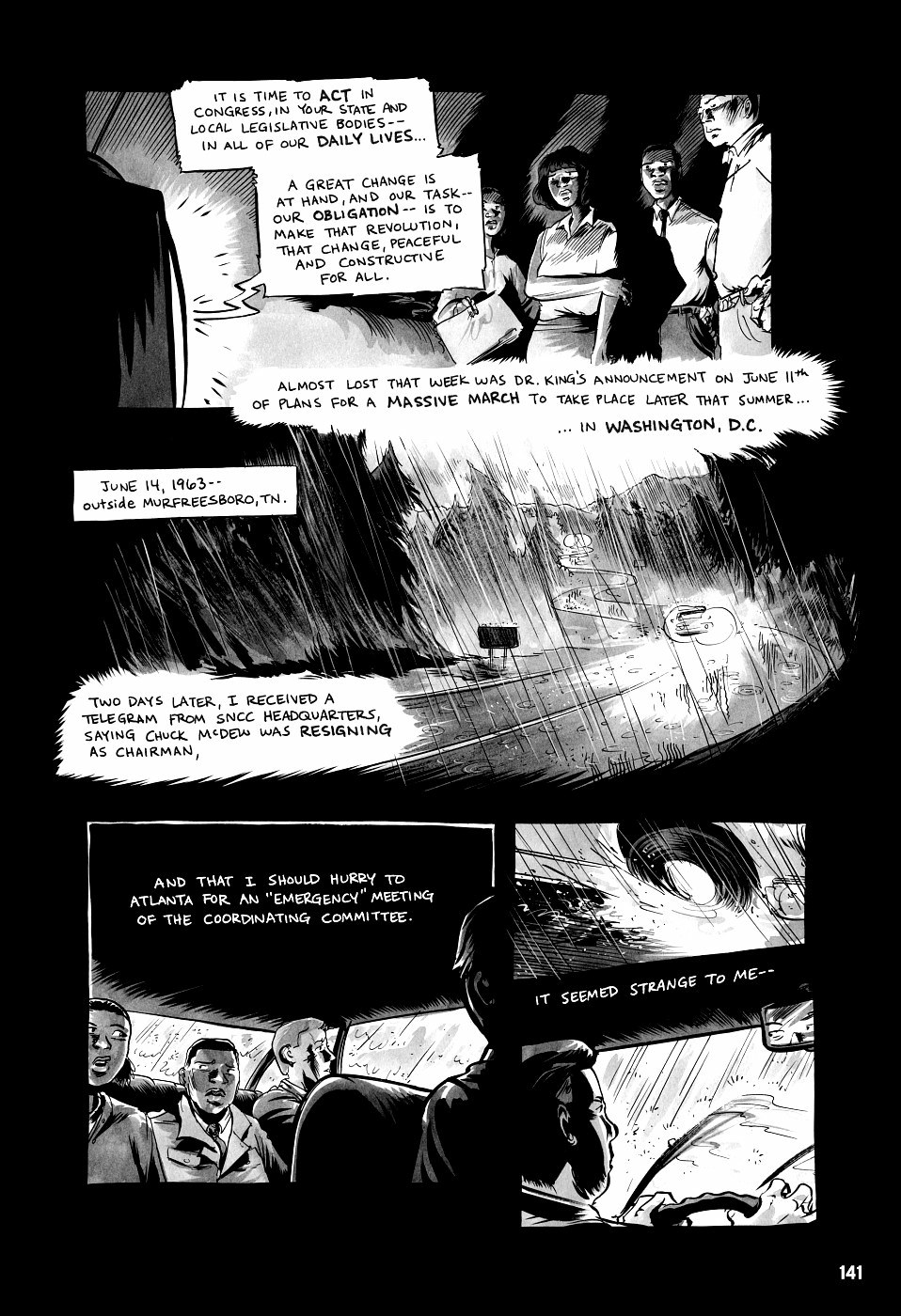 page 141 march book two graphic novel