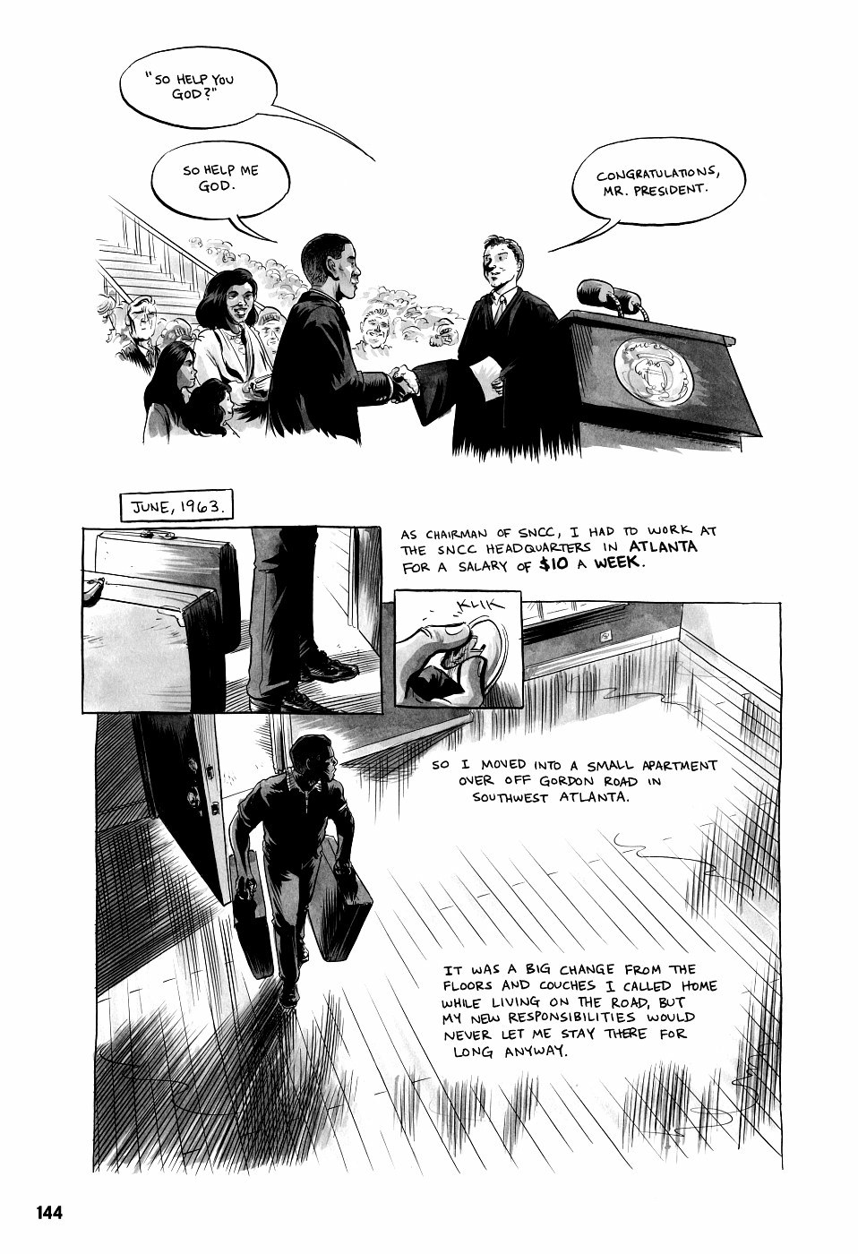 page 144 march book two graphic novel