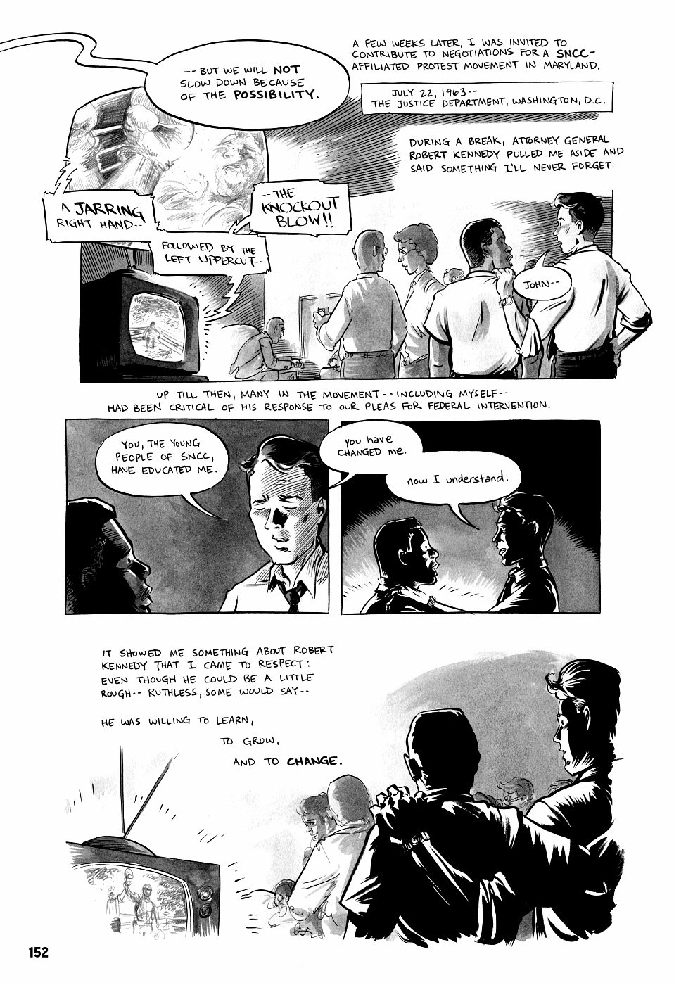 page 152 march book two graphic novel