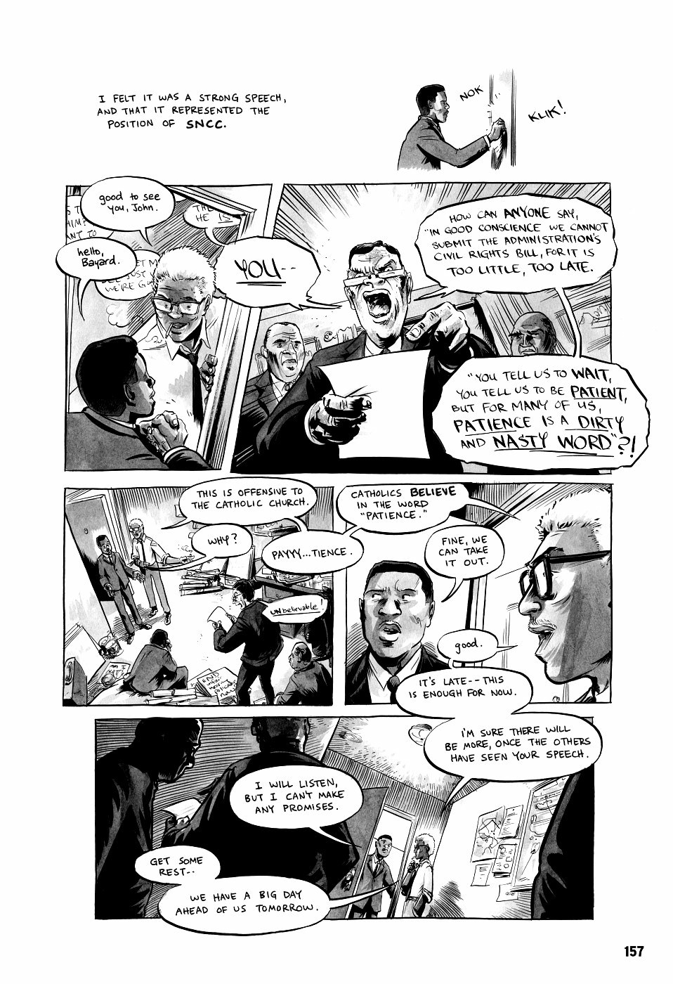page 157 march book two graphic novel