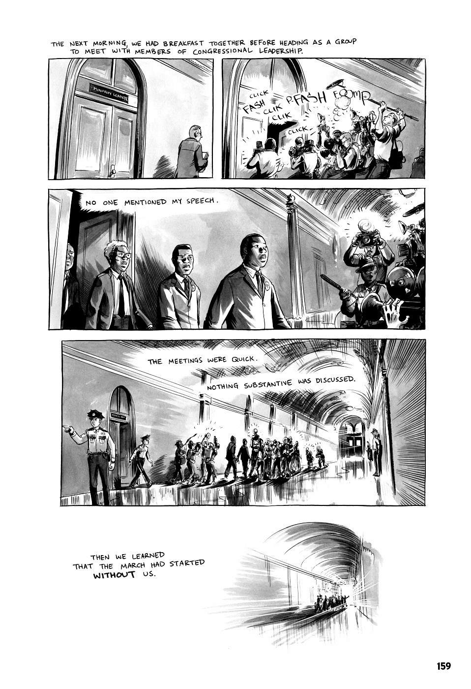 page 159 march book two graphic novel