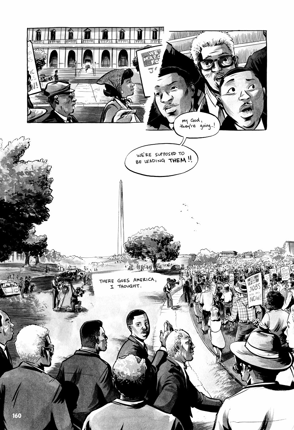 page 160 march book two graphic novel