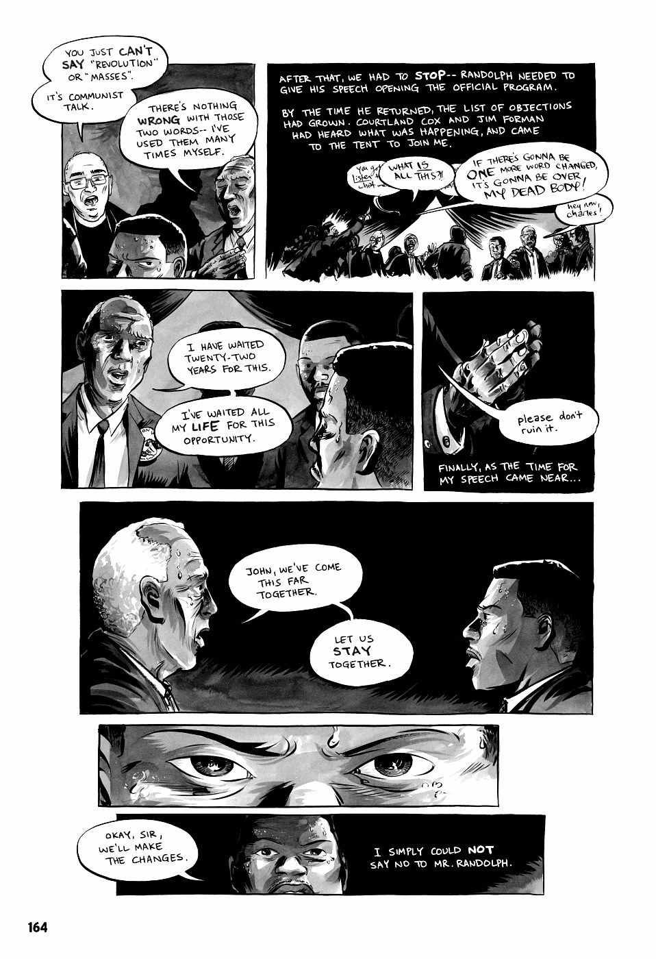 page 164 march book two graphic novel
