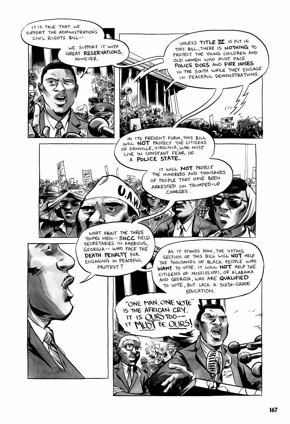 page 167 march book two graphic novel