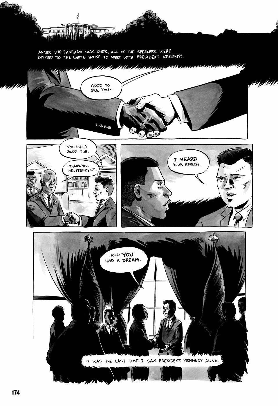 page 174 march book two graphic novel