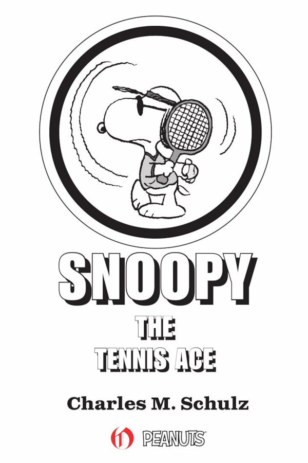 page i of snoopy the tennis ace read online