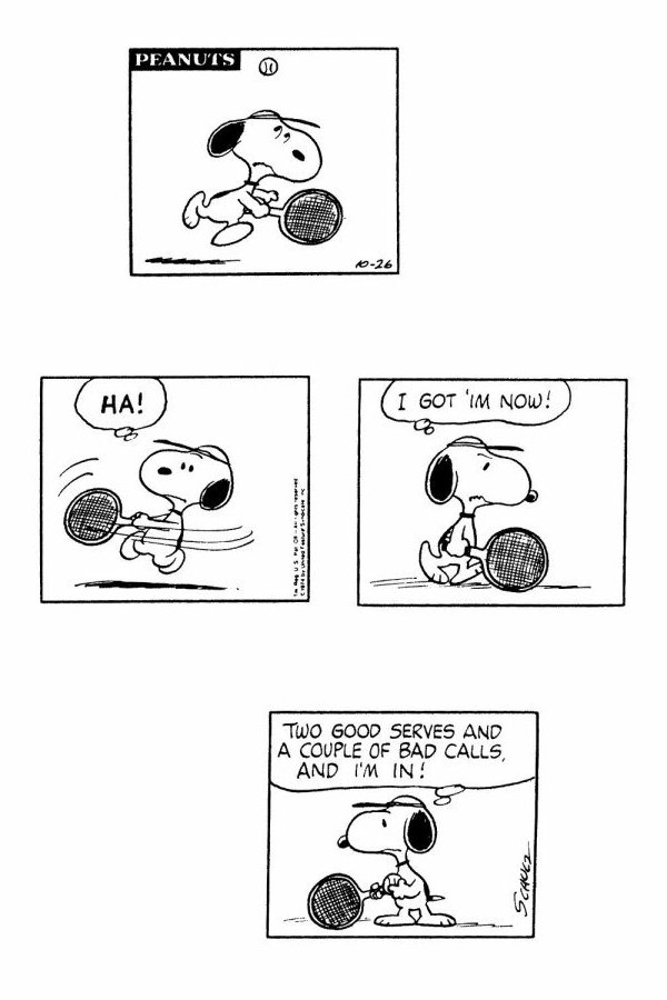 page 18 of snoopy the tennis ace read online
