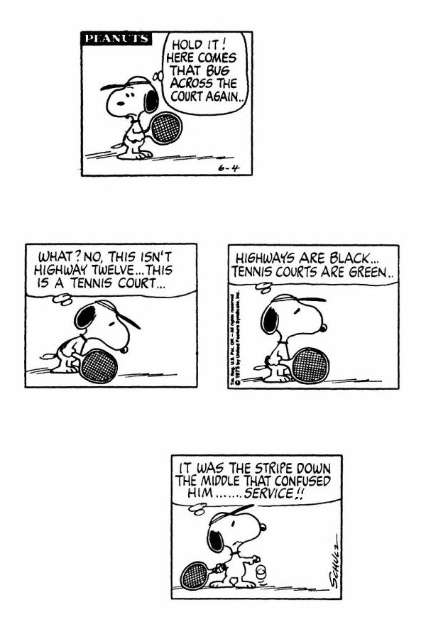 page 22 of snoopy the tennis ace read online