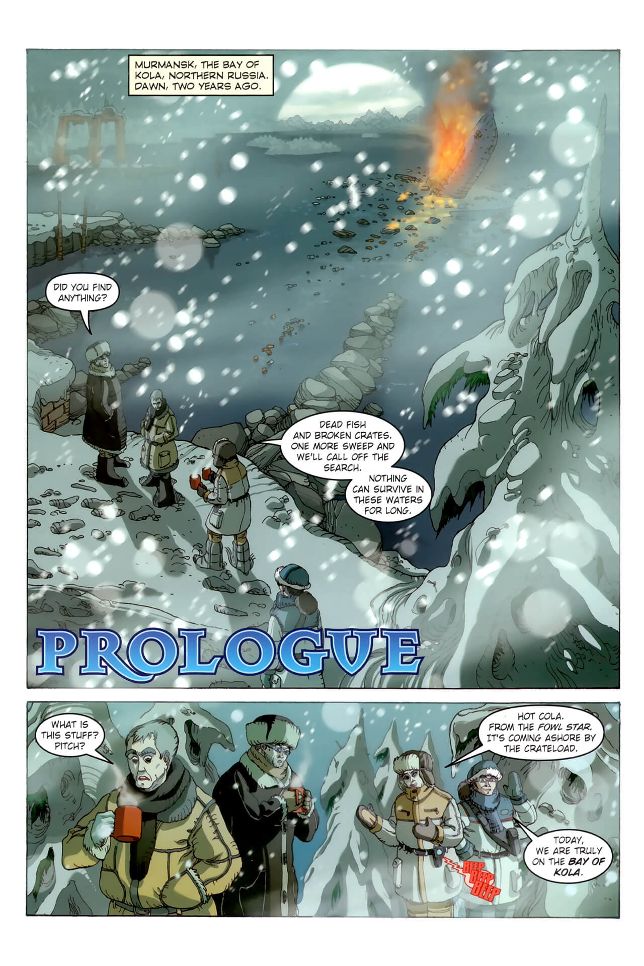 page 4 of artemis fowl the arctic incident graphic novel