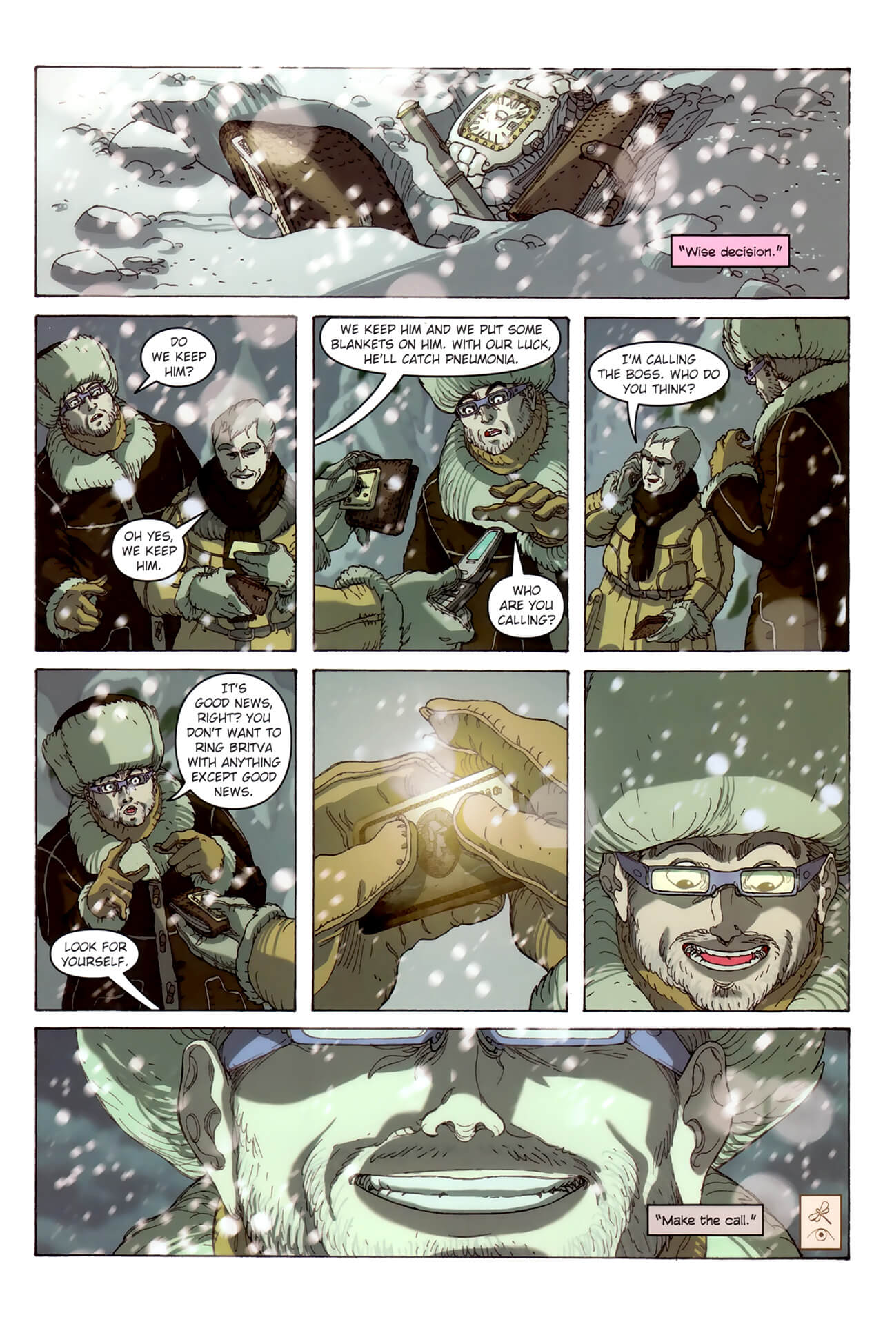 page 6 of artemis fowl the arctic incident graphic novel