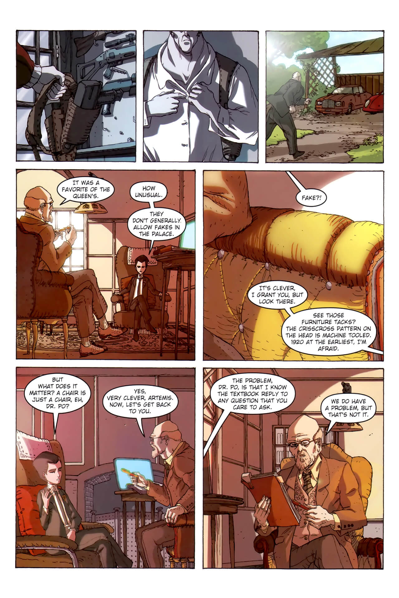 page 10 of artemis fowl the arctic incident graphic novel