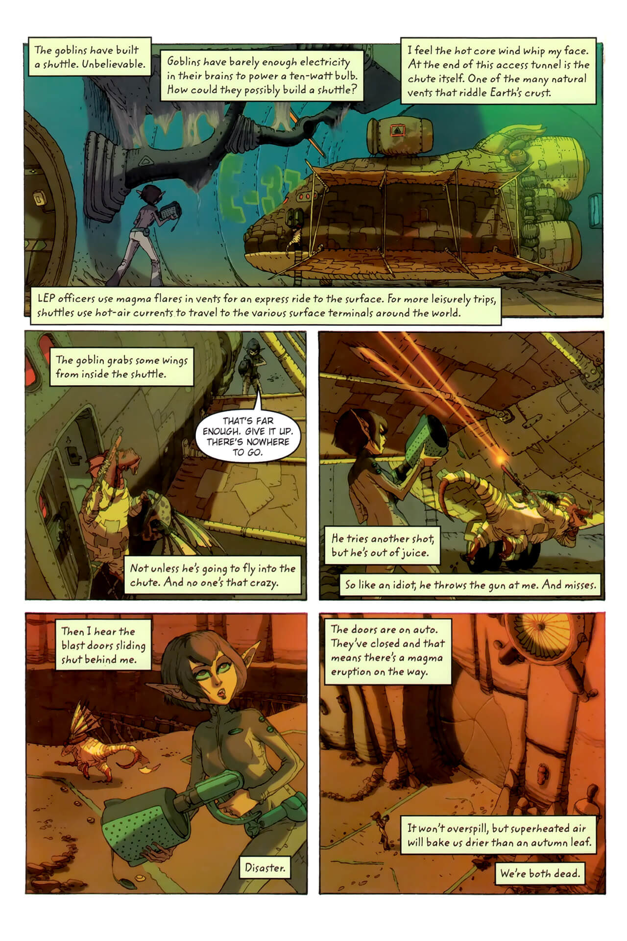 page 18 of artemis fowl the arctic incident graphic novel