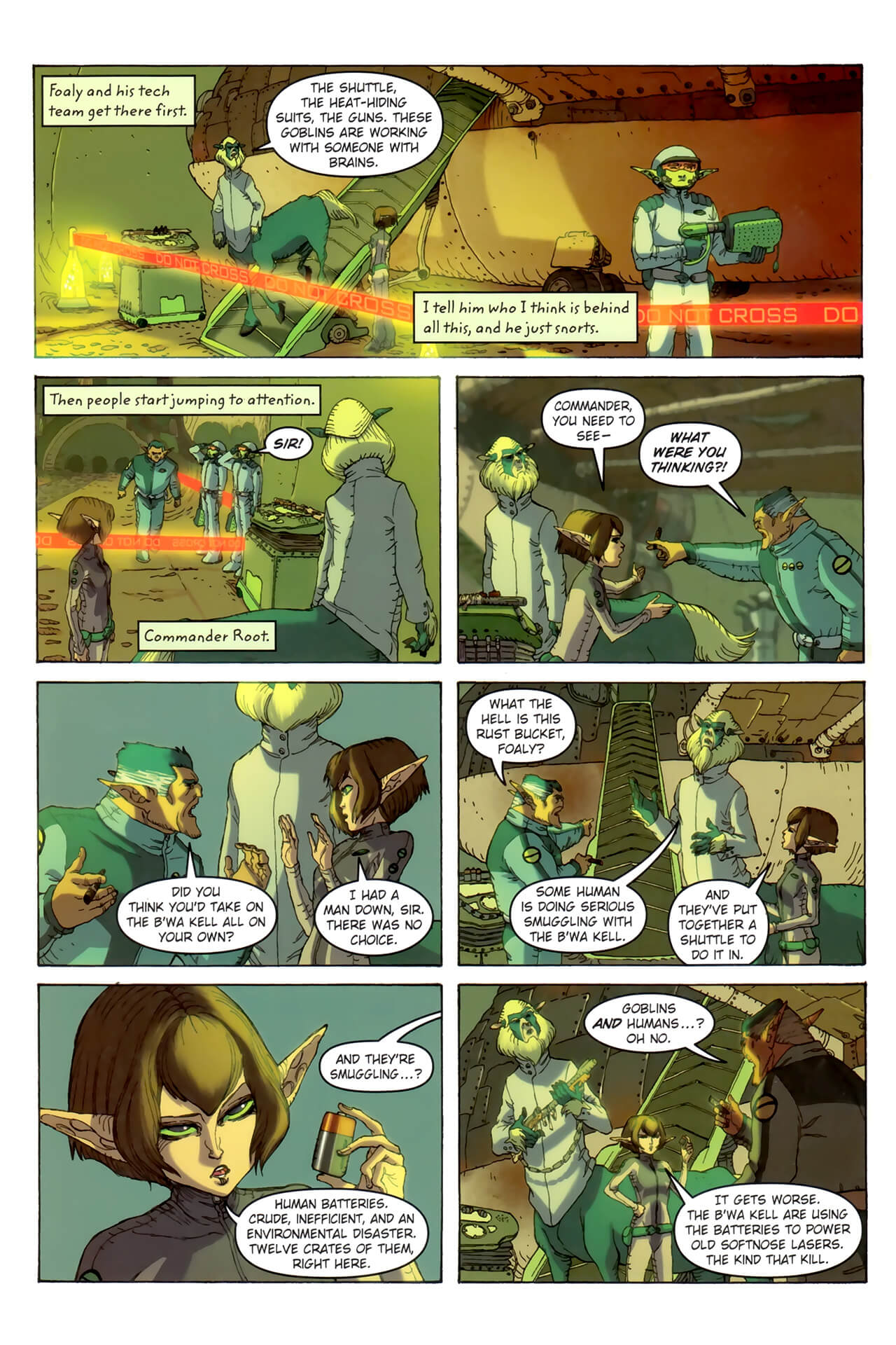 page 22 of artemis fowl the arctic incident graphic novel