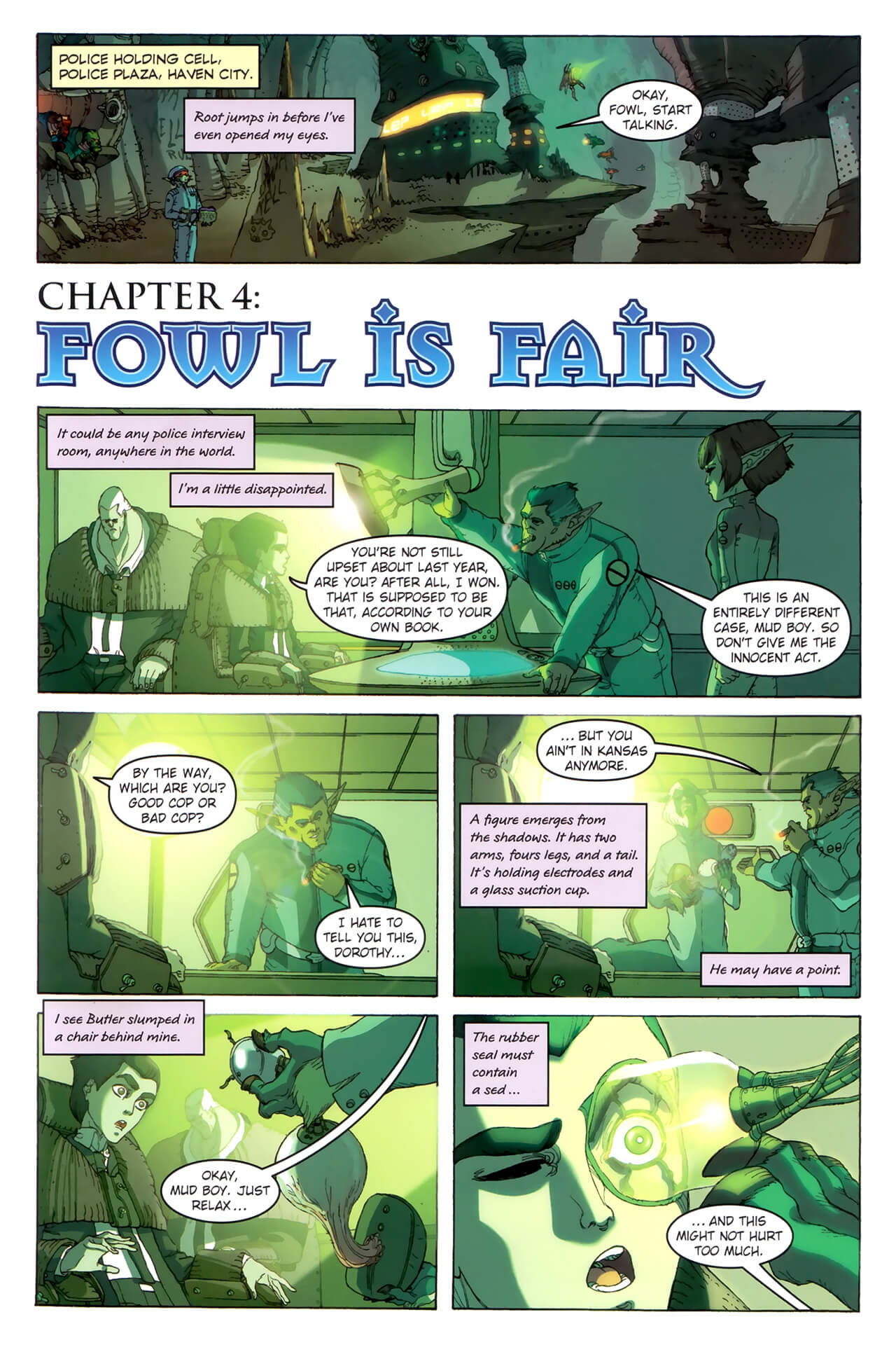 page 33 of artemis fowl the arctic incident graphic novel