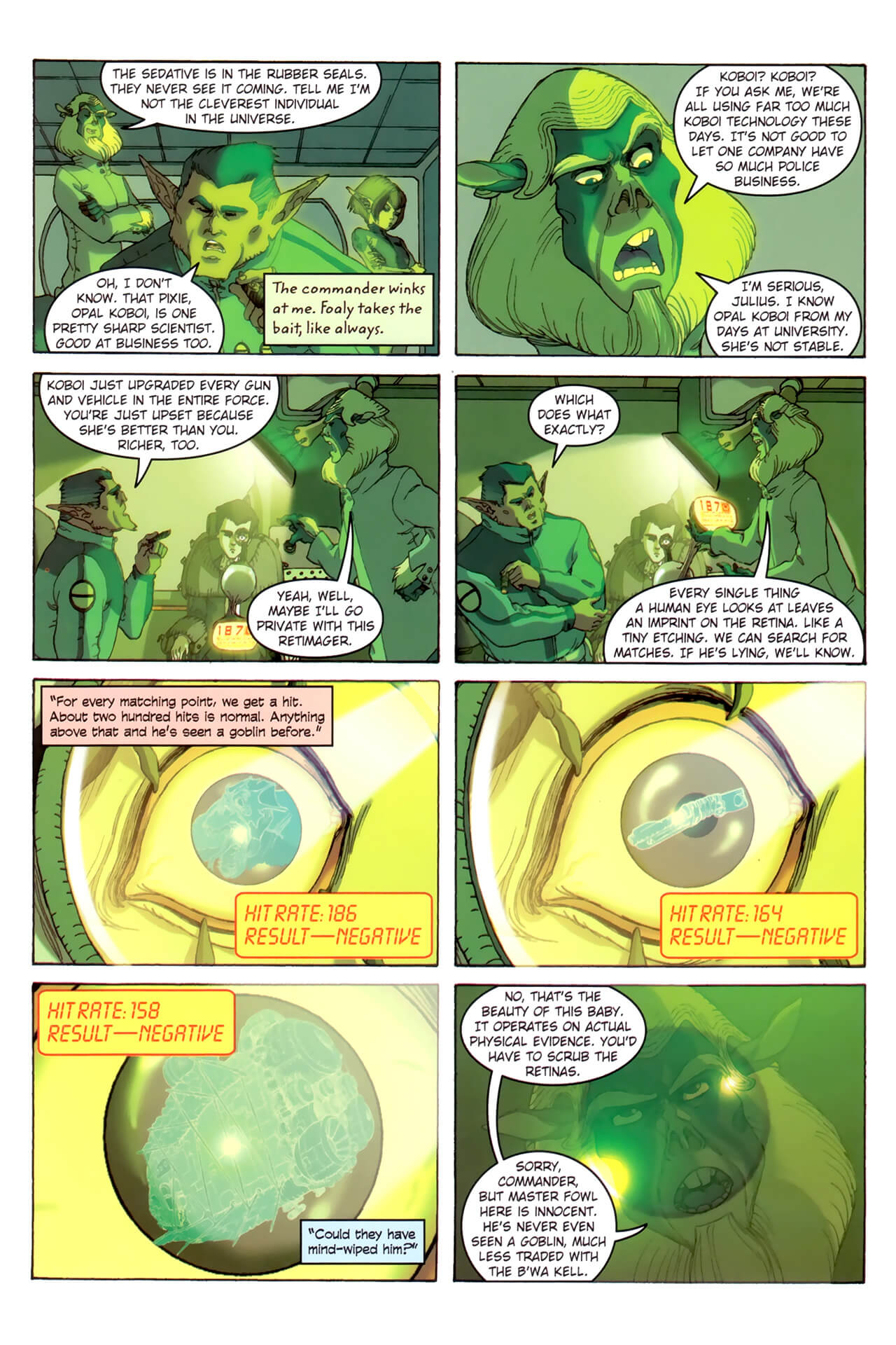 page 34 of artemis fowl the arctic incident graphic novel