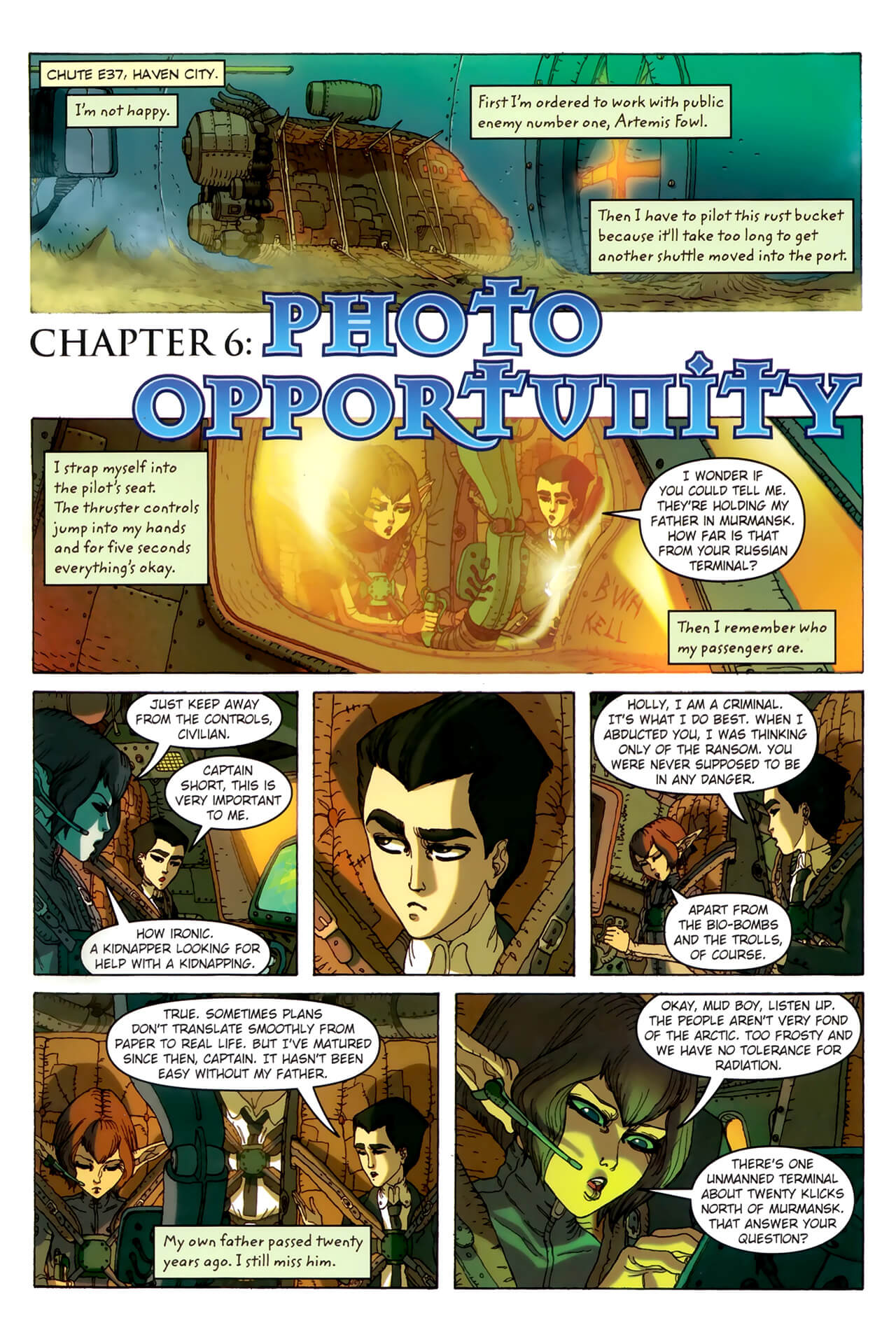 page 41 of artemis fowl the arctic incident graphic novel