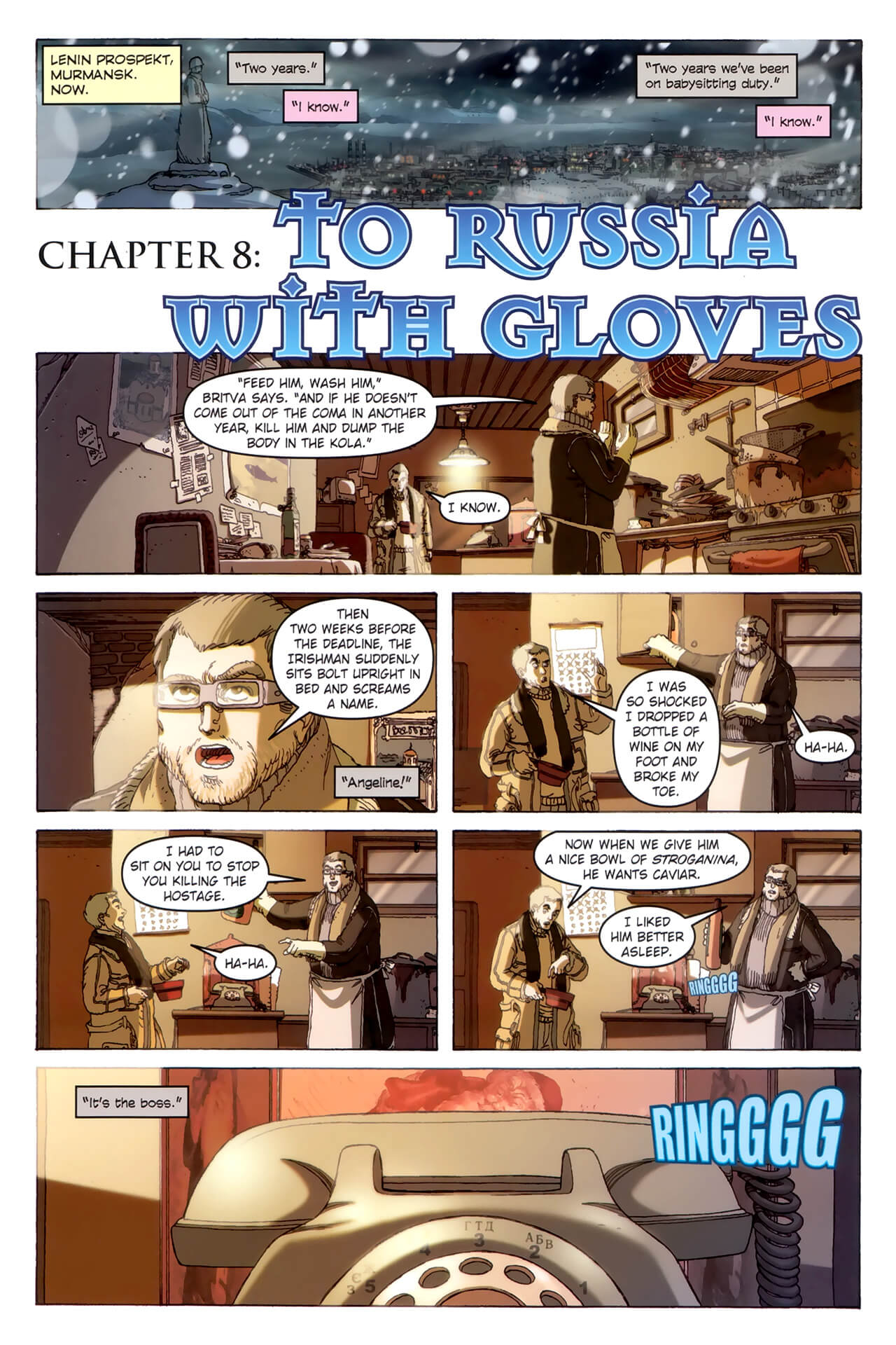 page 53 of artemis fowl the arctic incident graphic novel
