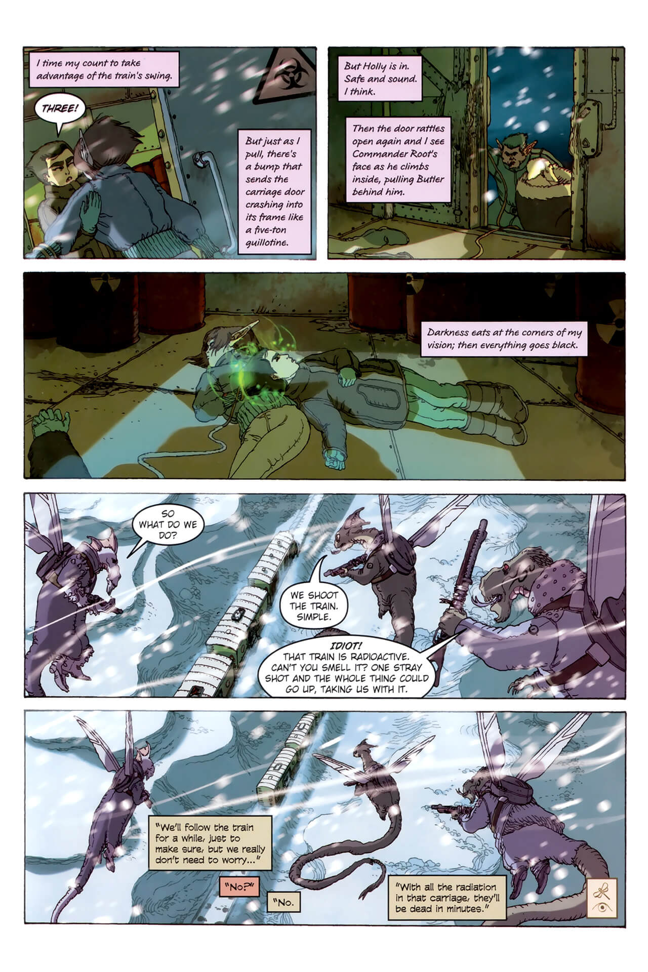 page 63 of artemis fowl the arctic incident graphic novel