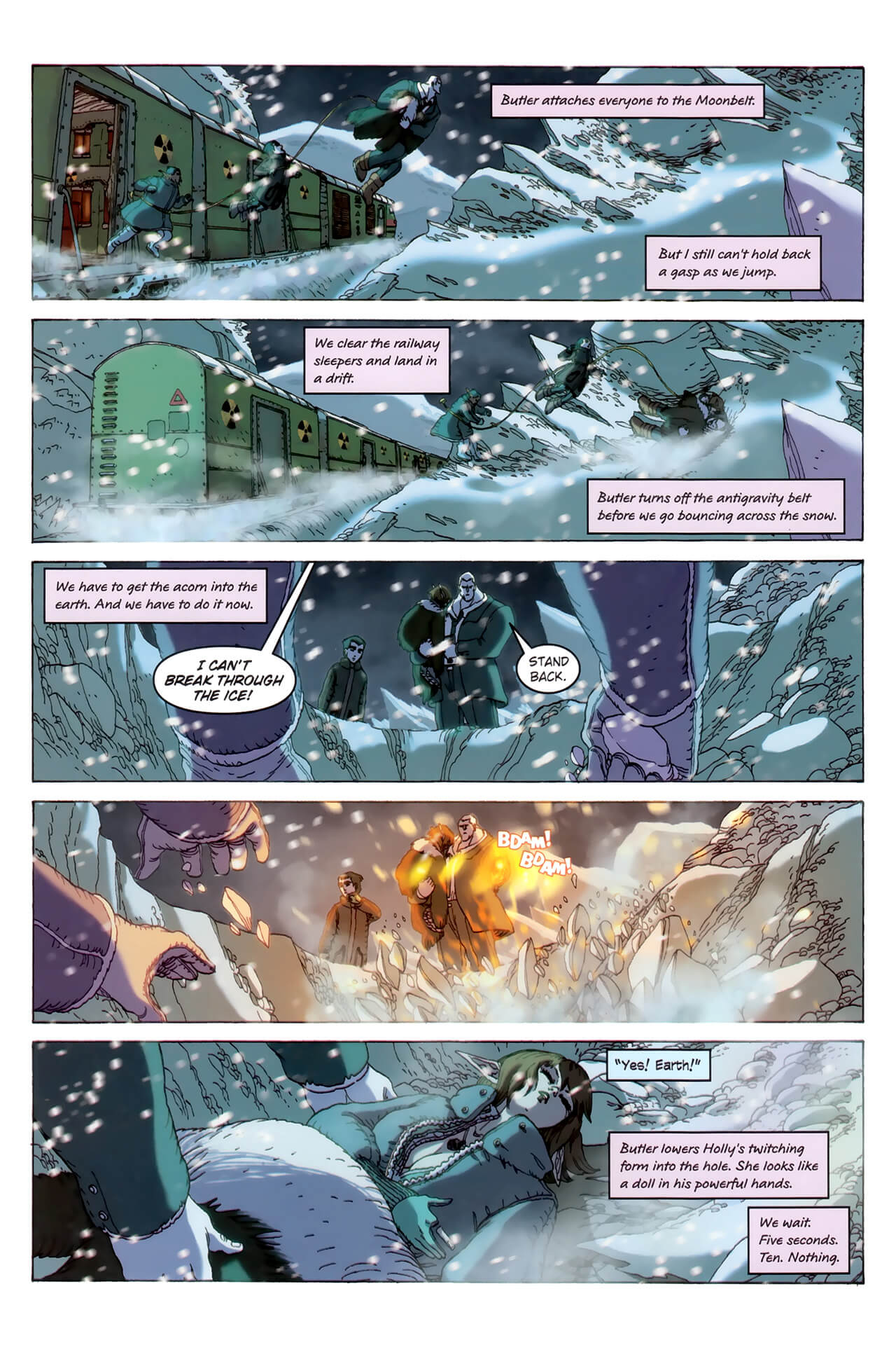 page 70 of artemis fowl the arctic incident graphic novel