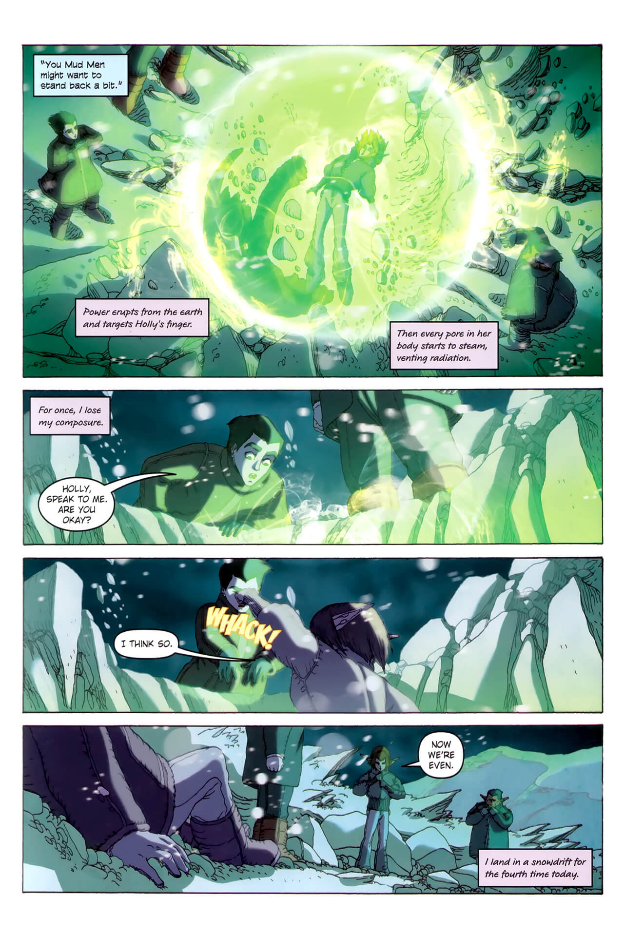 page 71 of artemis fowl the arctic incident graphic novel
