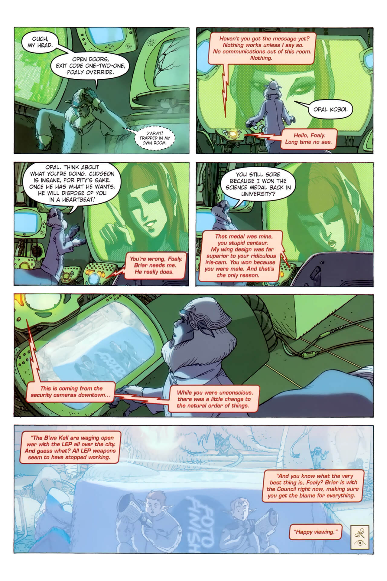 page 72 of artemis fowl the arctic incident graphic nove