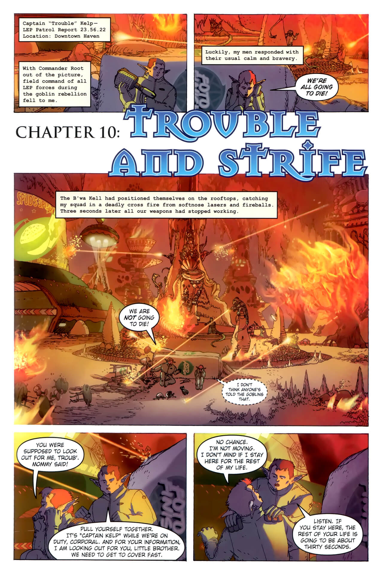 page 73 of artemis fowl the arctic incident graphic novel