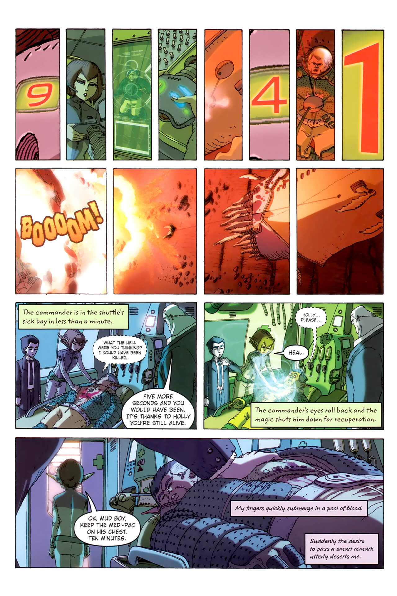 page 86 of artemis fowl the arctic incident graphic novel