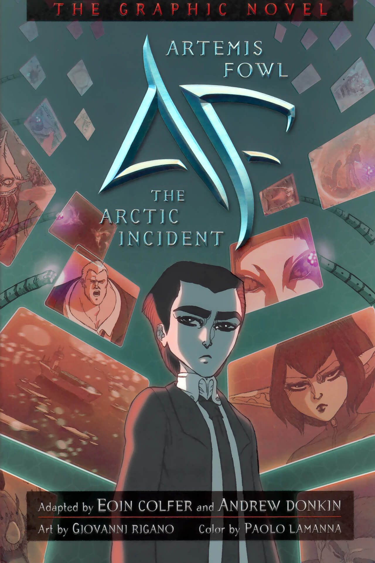 cover page of artemis fowl the arctic incident graphic novel