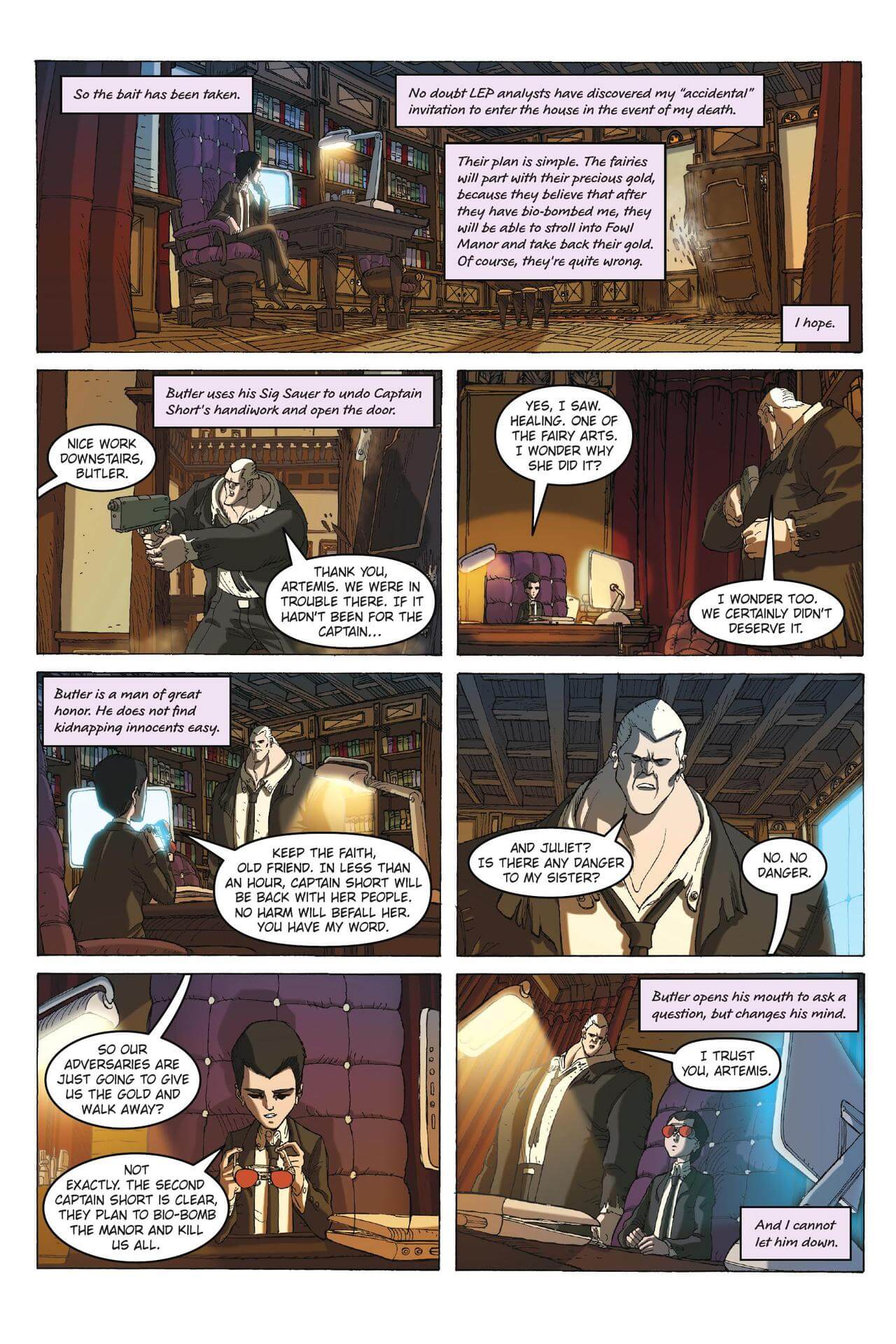 page 99 of artemis fowl the graphic novel