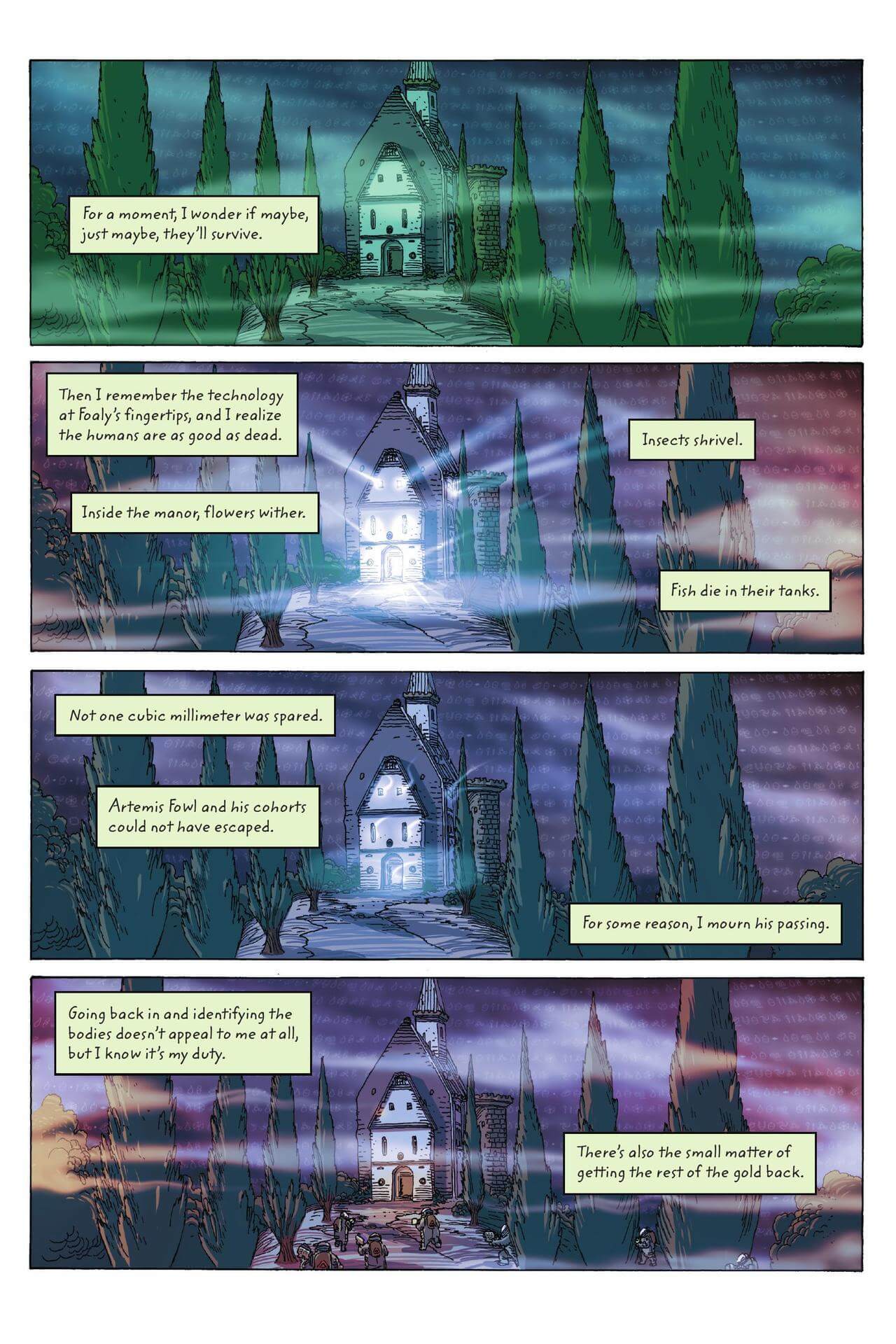 page 105 of artemis fowl the graphic novel