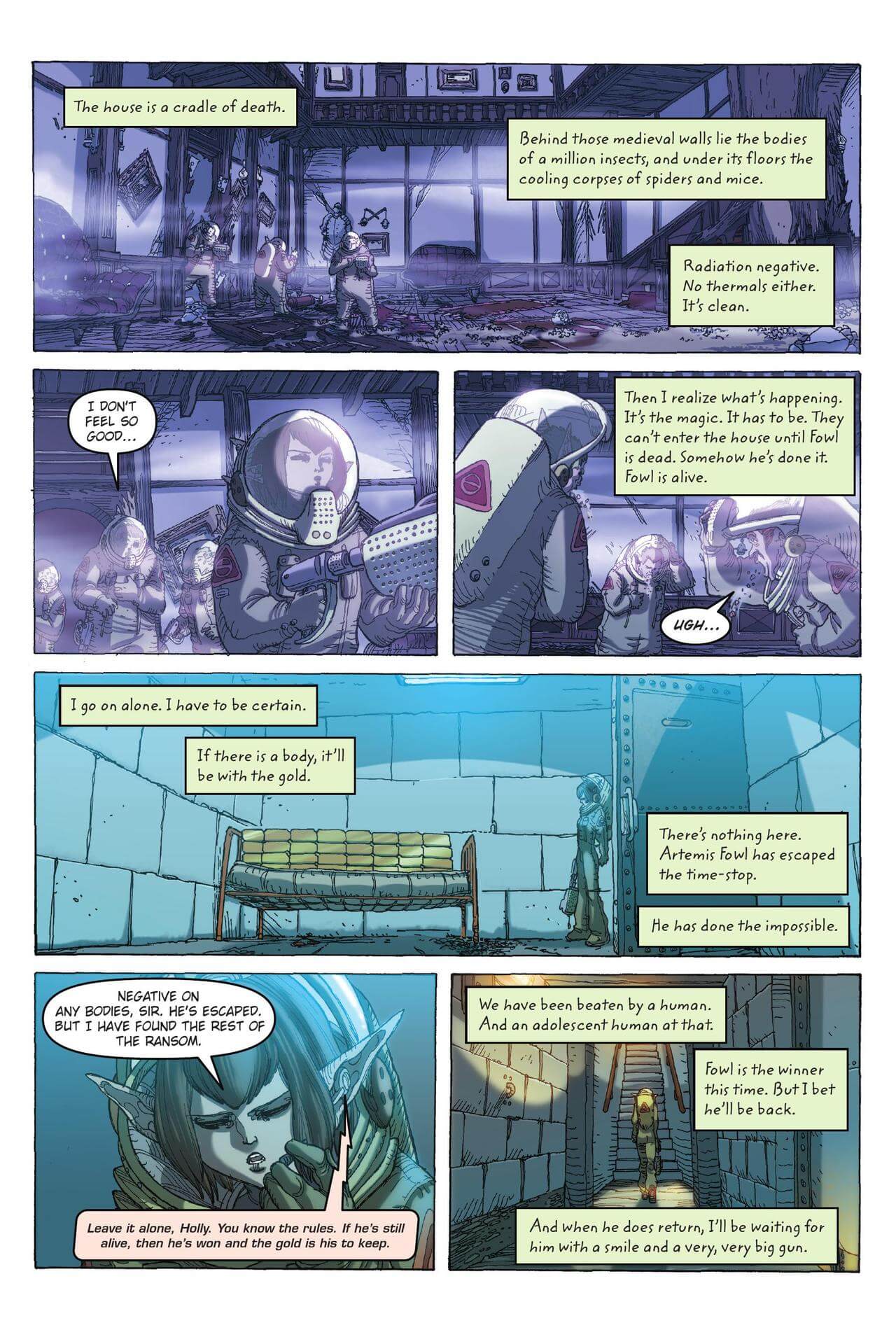page 106 of artemis fowl the graphic novel