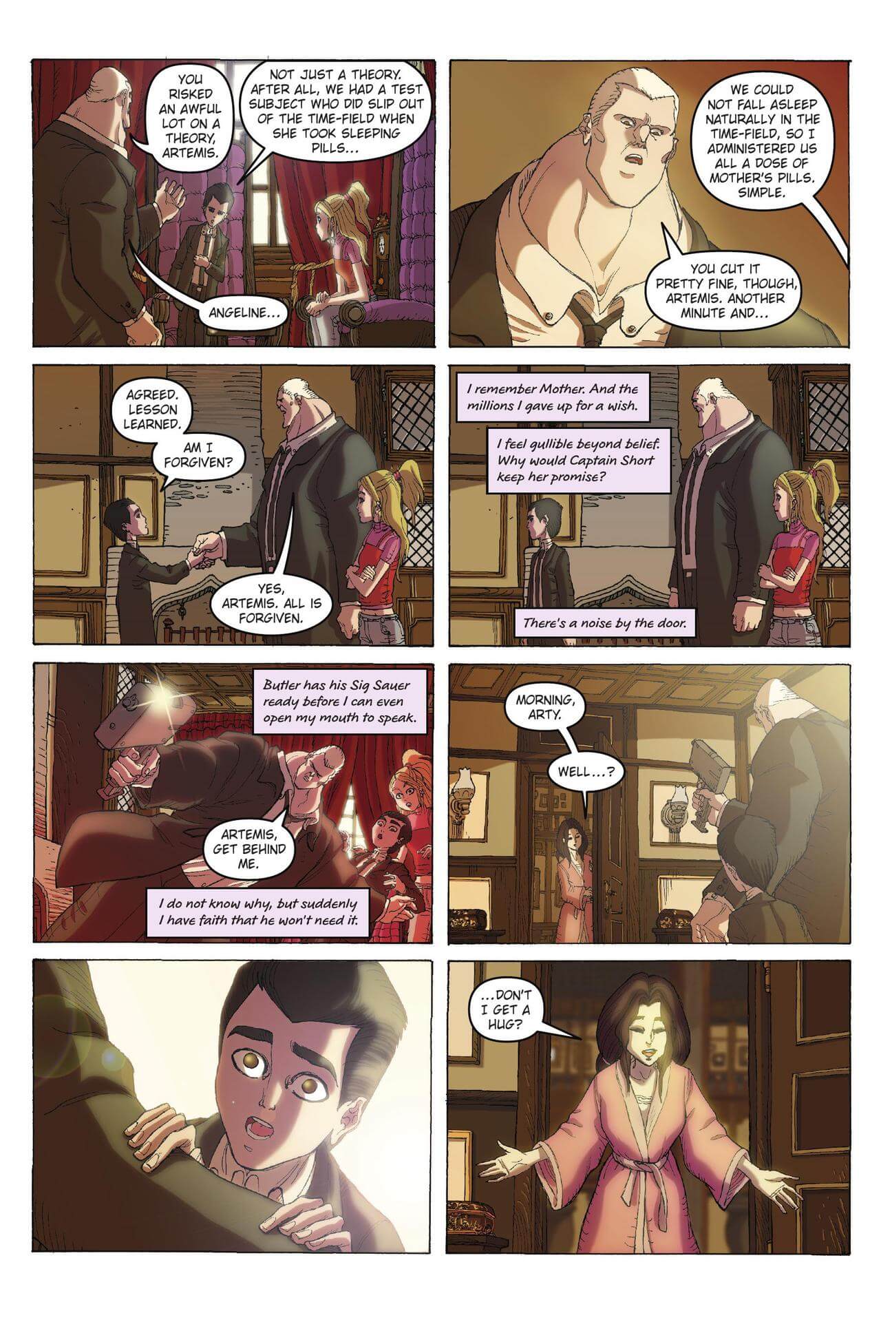 page 109 of artemis fowl the graphic novel