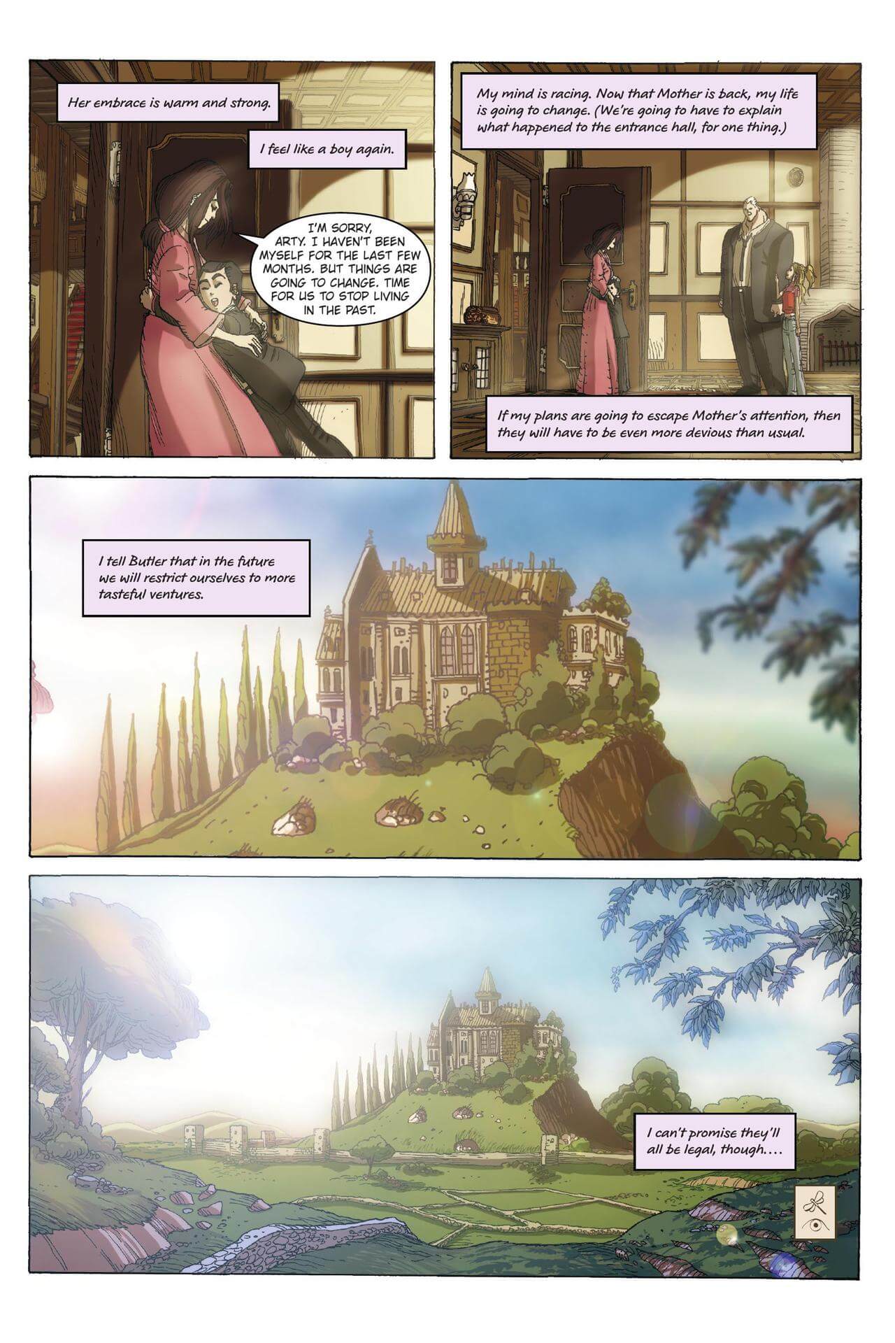 page 110 of artemis fowl the graphic novel