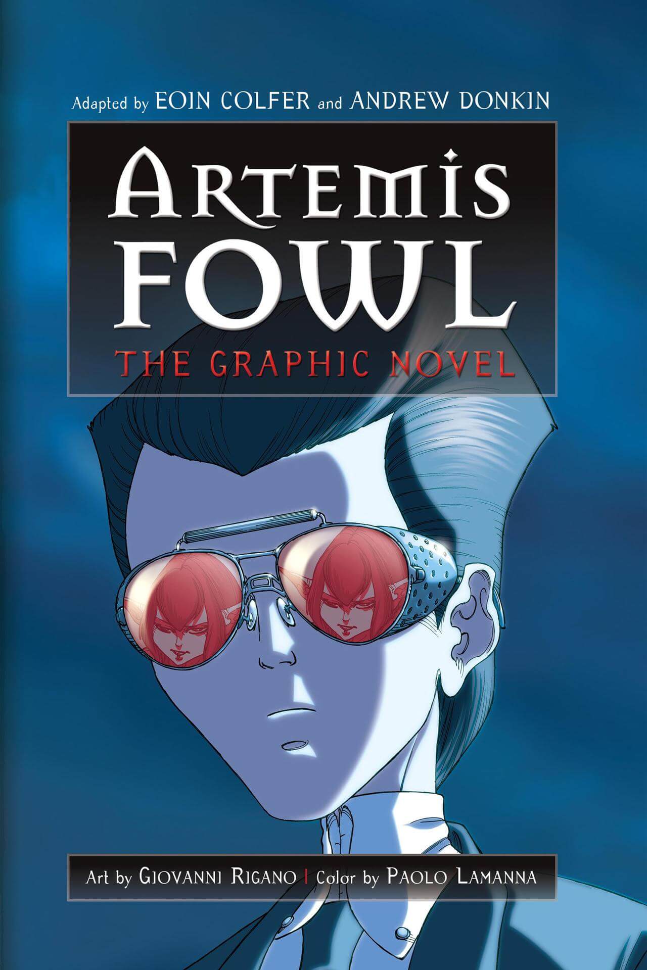cover page of artemis fowl the graphic novel