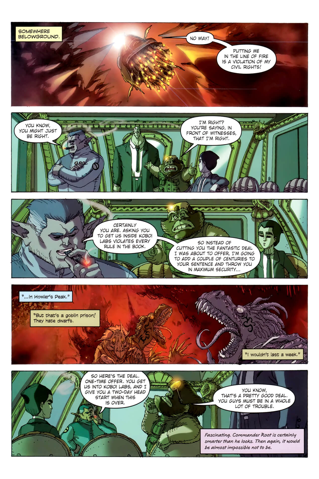 page 92 of artemis fowl the arctic incident graphic novel