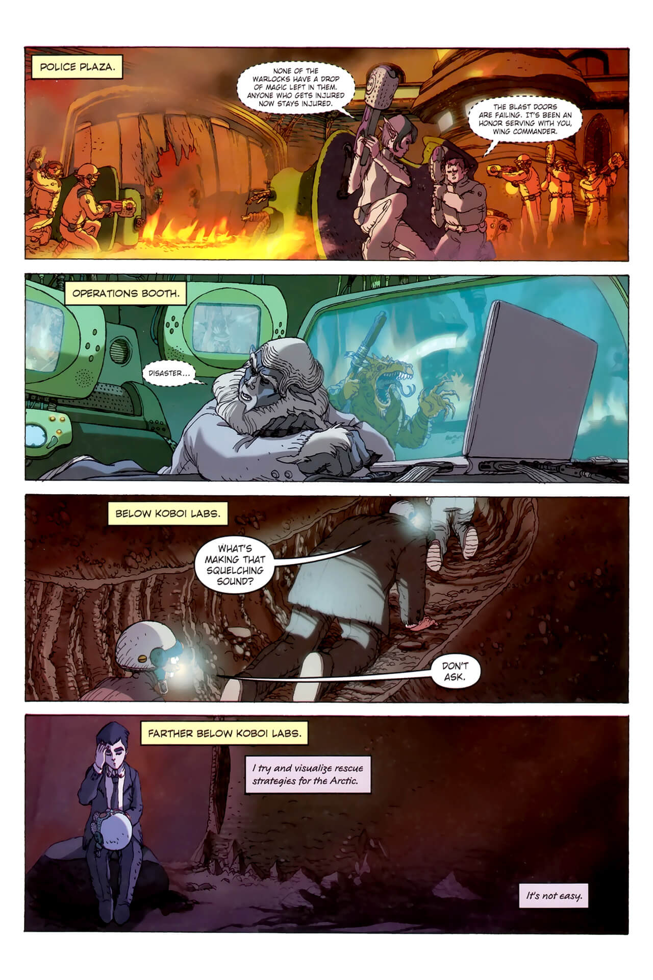 page 102 of artemis fowl the arctic incident graphic novel