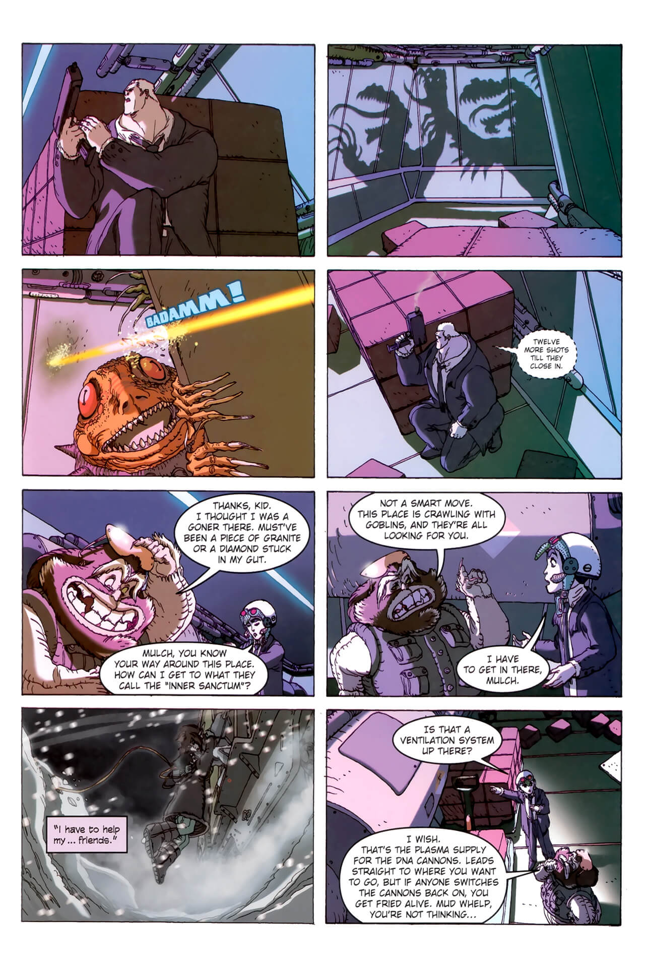page 107 of artemis fowl the arctic incident graphic novel