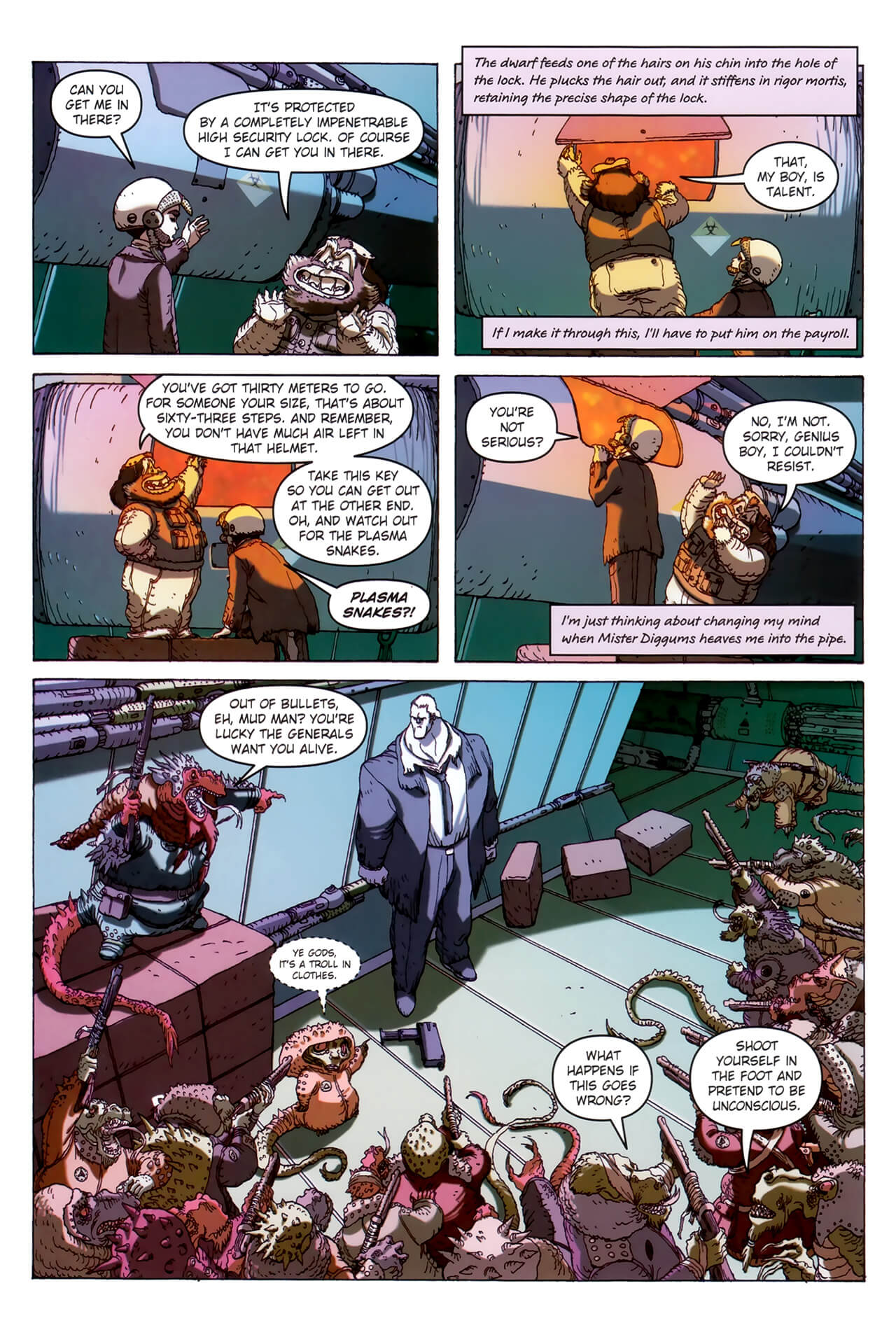 page 108 of artemis fowl the arctic incident graphic novel