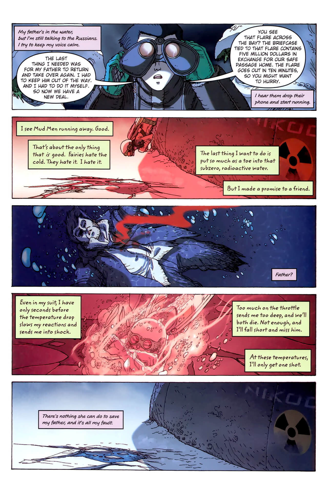 page 119 of artemis fowl the arctic incident graphic novel