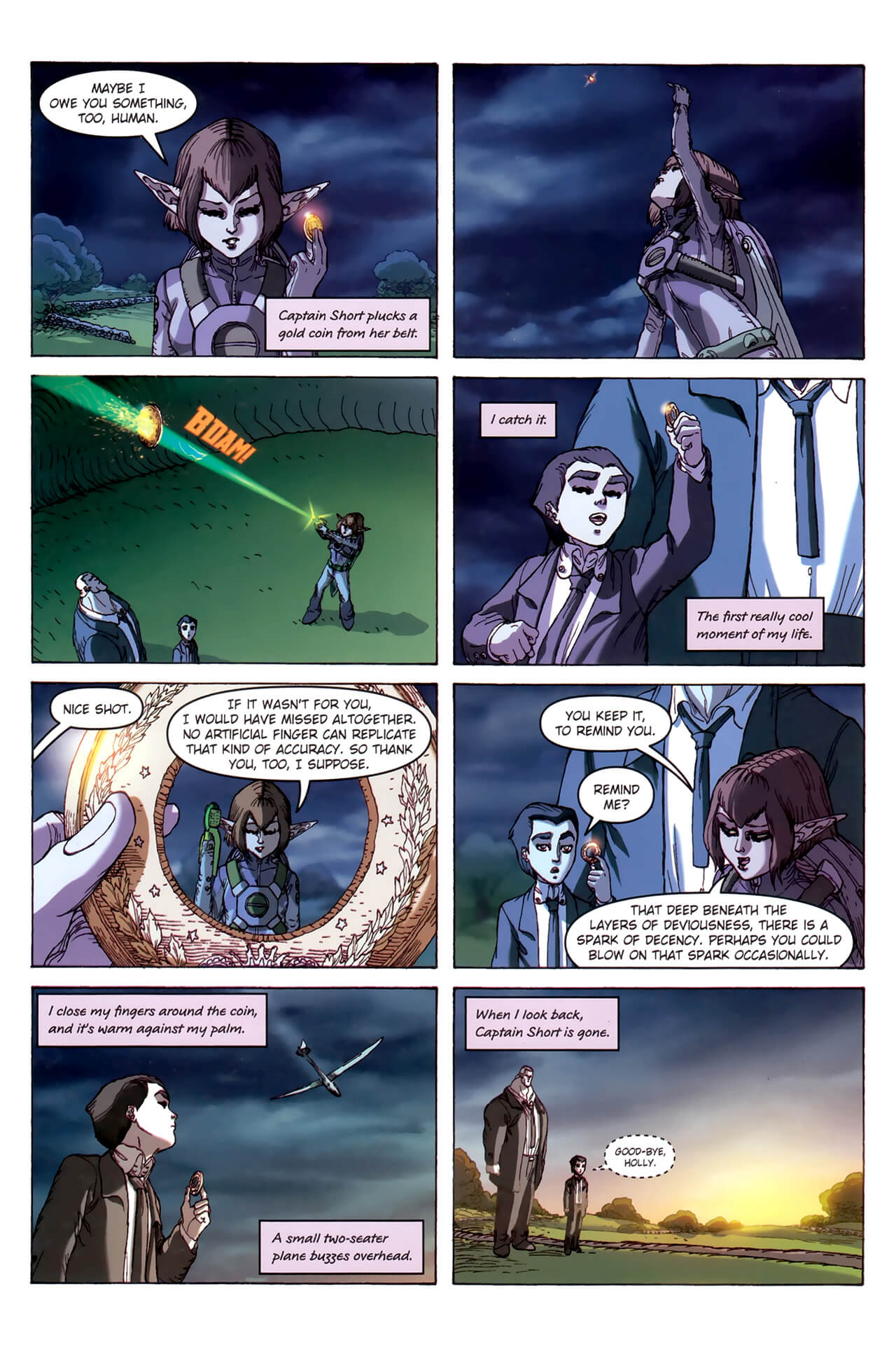 page 122 of artemis fowl the arctic incident graphic novel