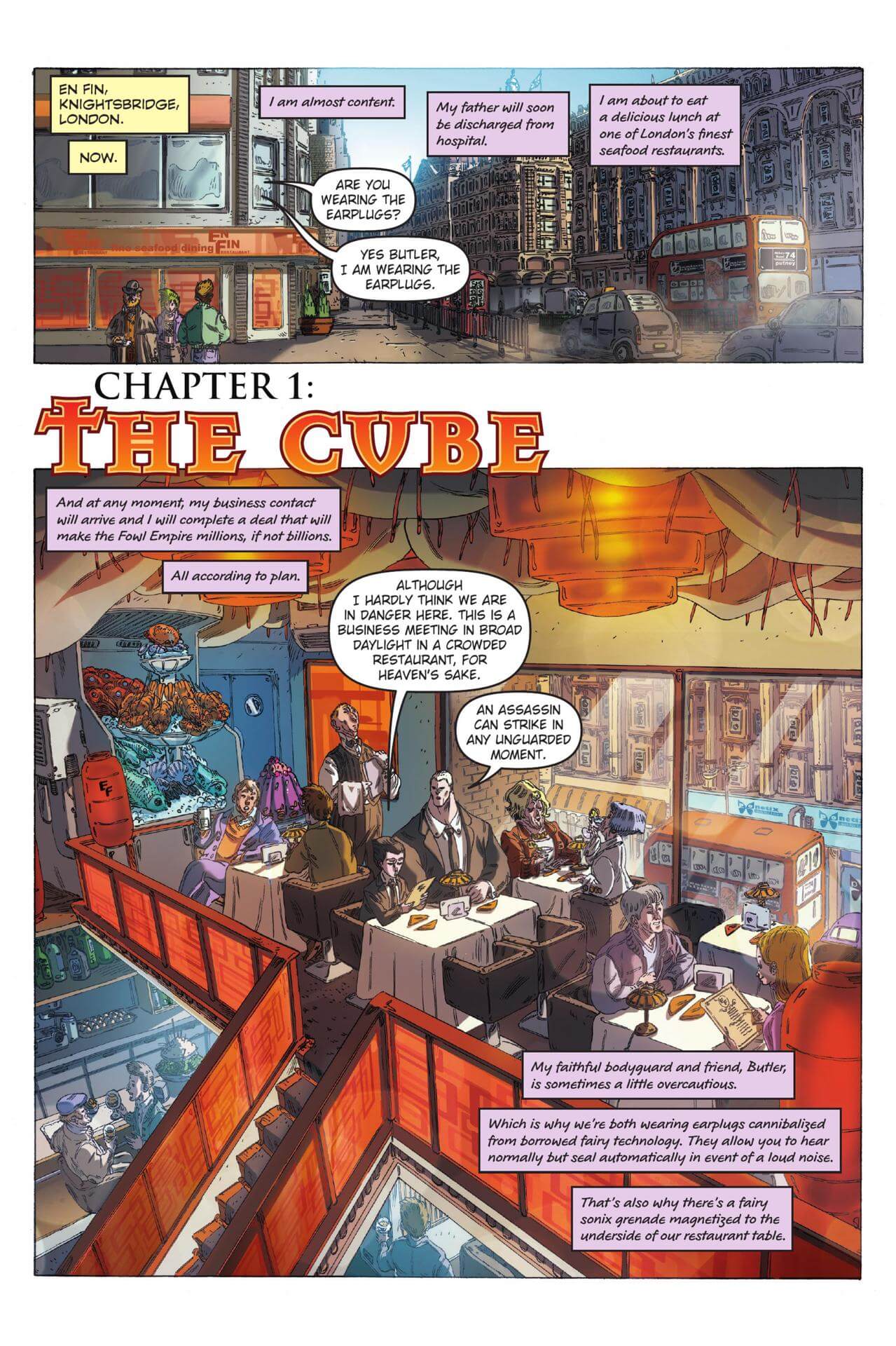 page 4 of artemis fowl eternity code graphic novel