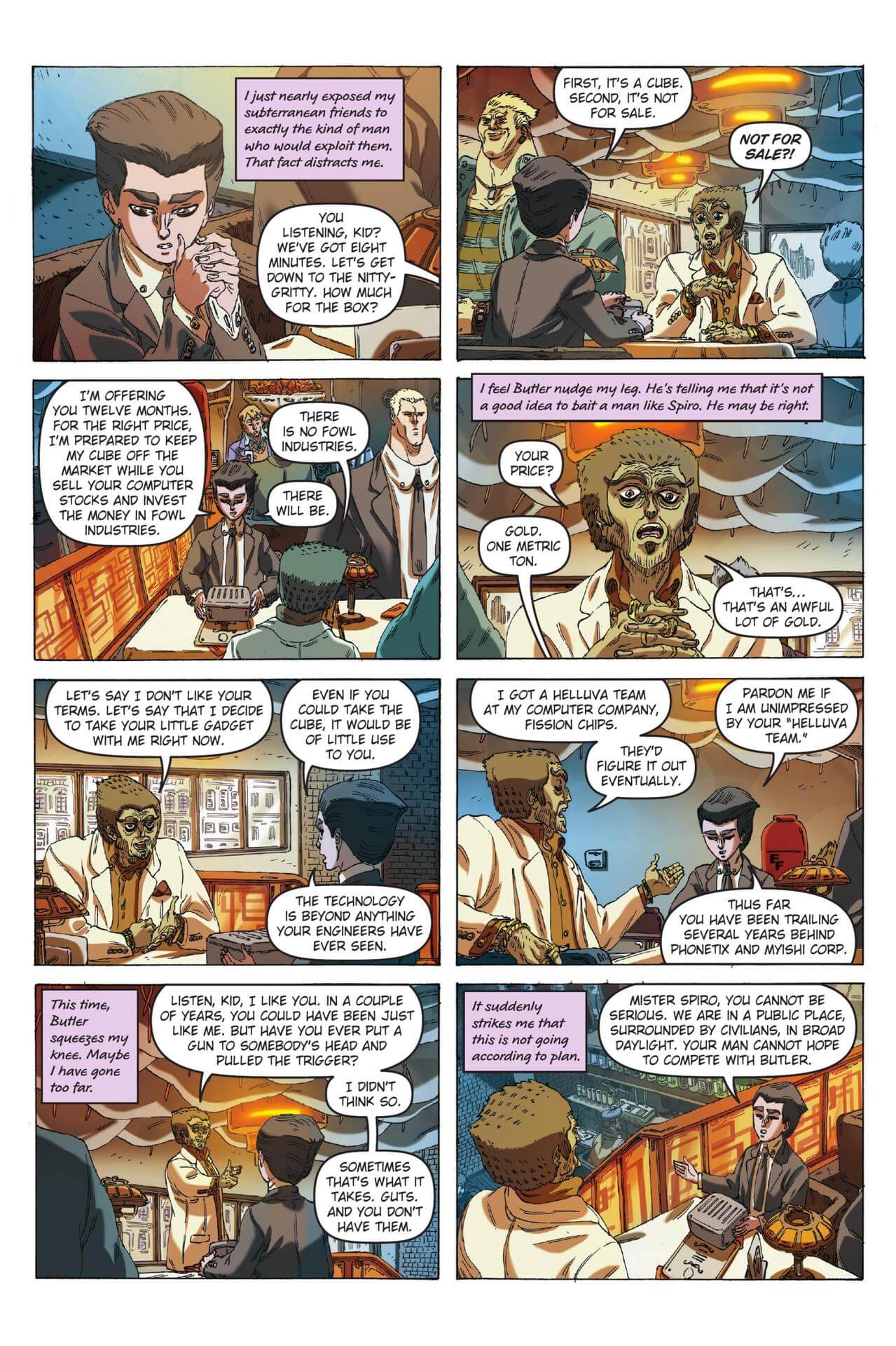 page 8 of artemis fowl eternity code graphic novel