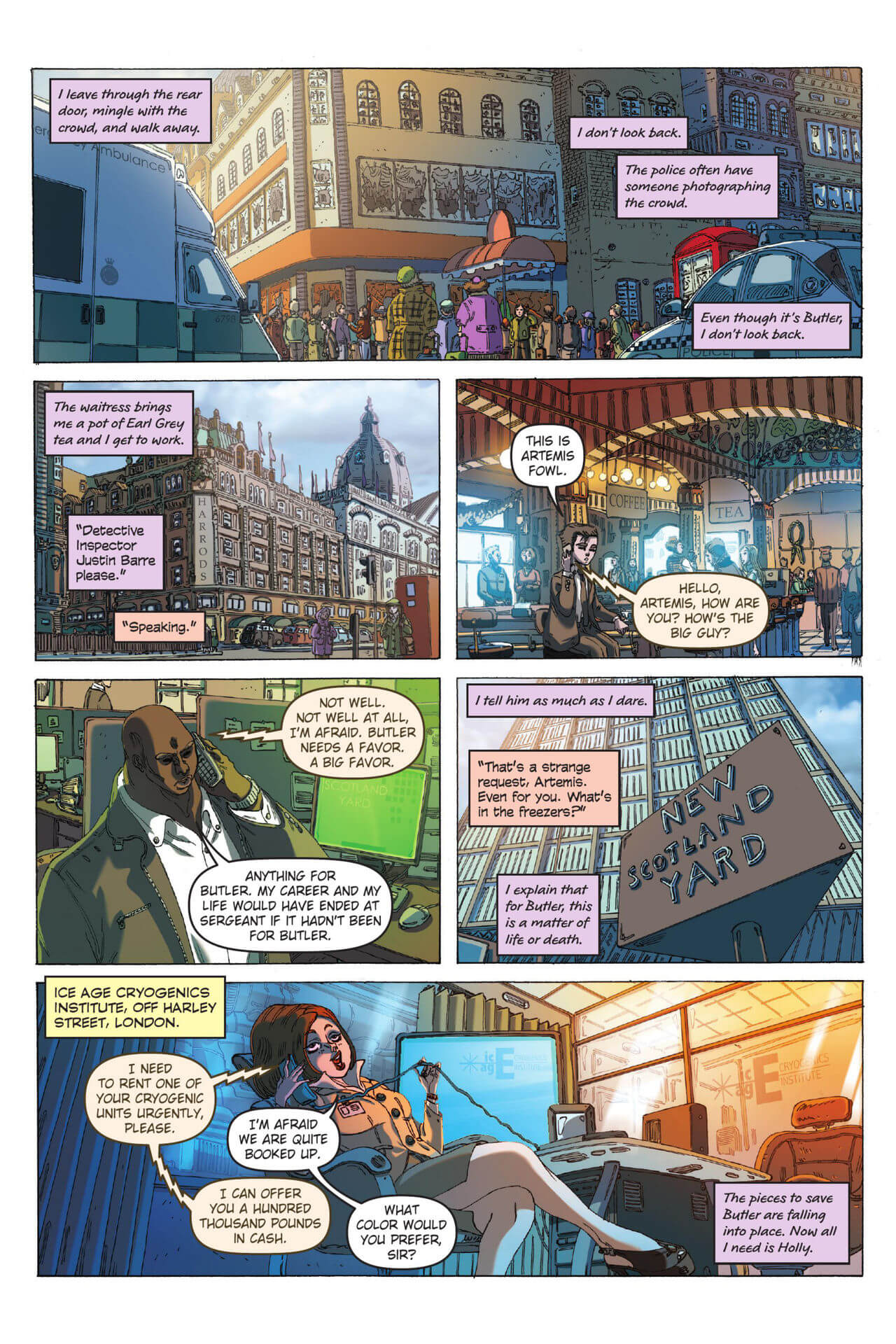 page 25 of artemis fowl eternity code graphic novel