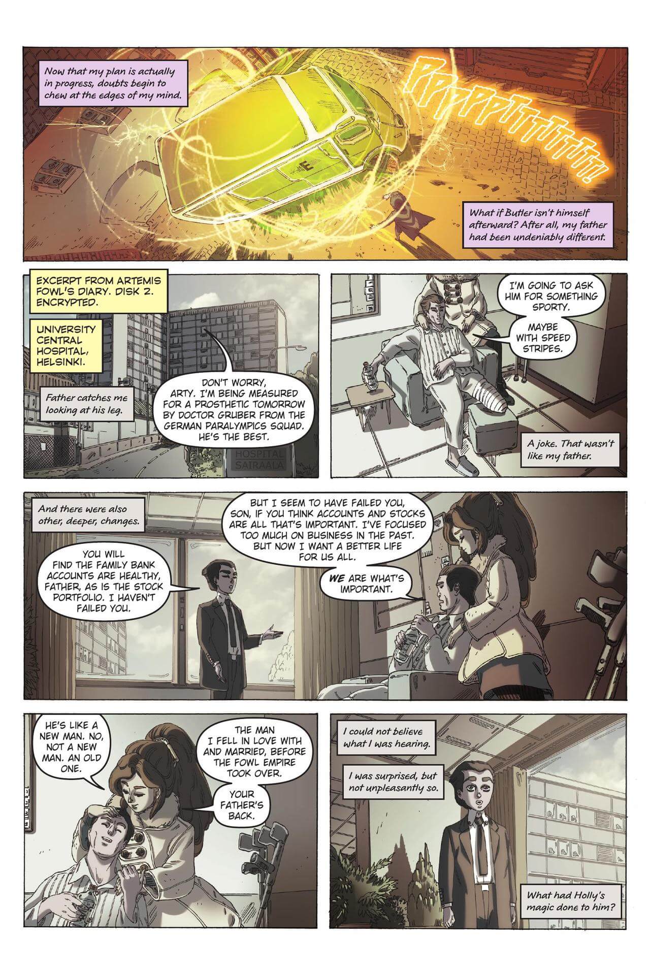 page 37 of artemis fowl eternity code graphic novel